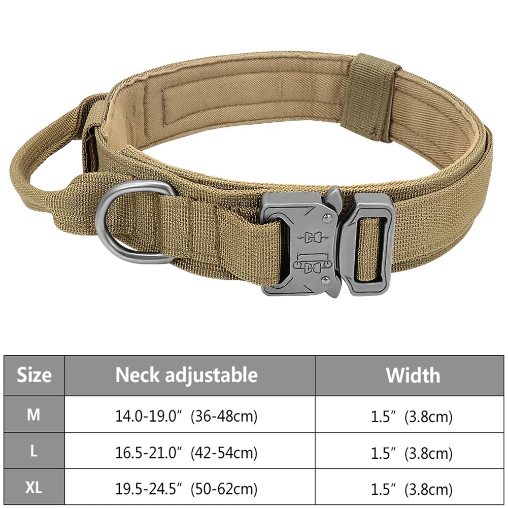 Military Adjustable Dog Collar