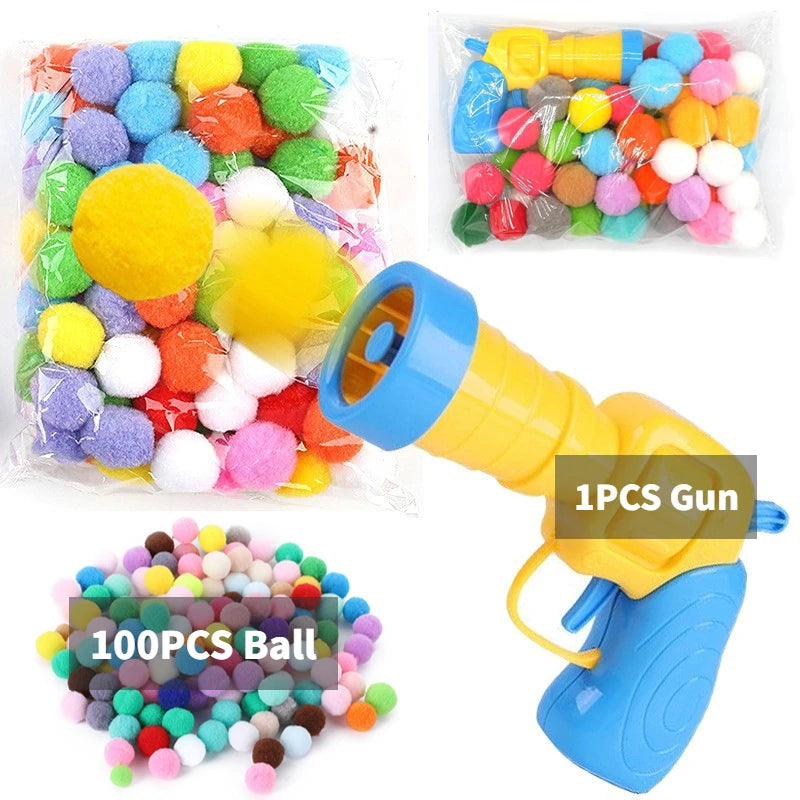 Mini Pompoms Plush Ball Cat Toy