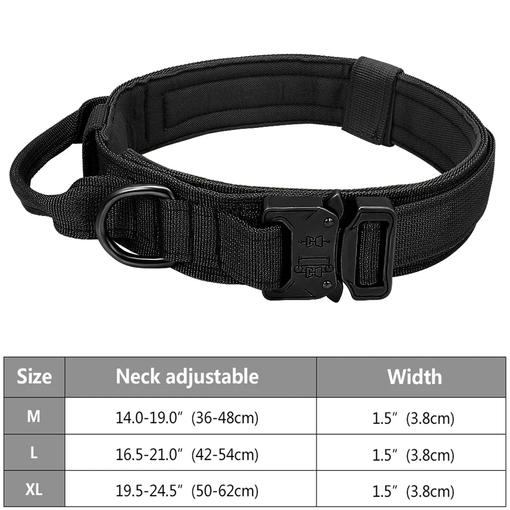 Military Adjustable Dog Collar